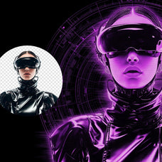 HUD Hologram Photo Effect