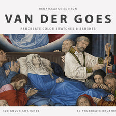 Hugo Van Der Goes Procreate Brushes & Color Palettes