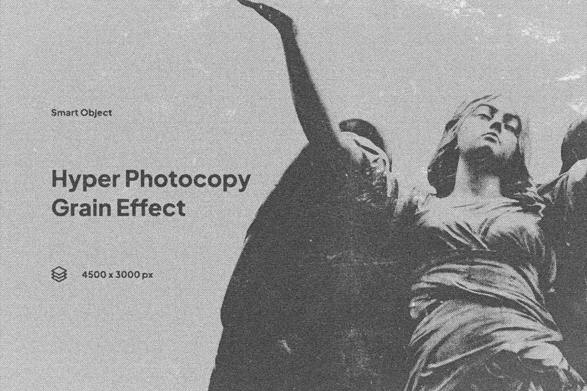 Hyper Effects Hyper Photocopy Grain Effect by Aftermockup