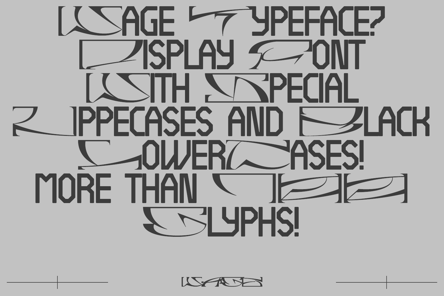 Wage Typeface