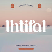 Ihtifal Creative Serif Typeface Font