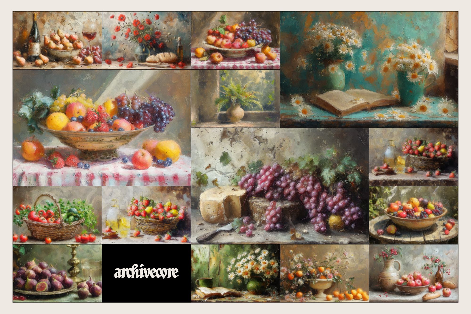 IMPRESSIONIST Still Life Backgrounds