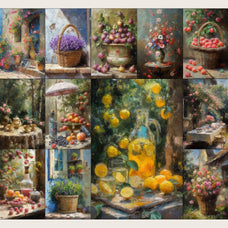 IMPRESSIONIST Still Life Backgrounds