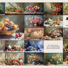 IMPRESSIONIST Still Life Backgrounds