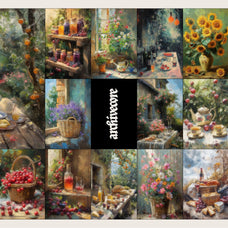 IMPRESSIONIST Still Life Backgrounds