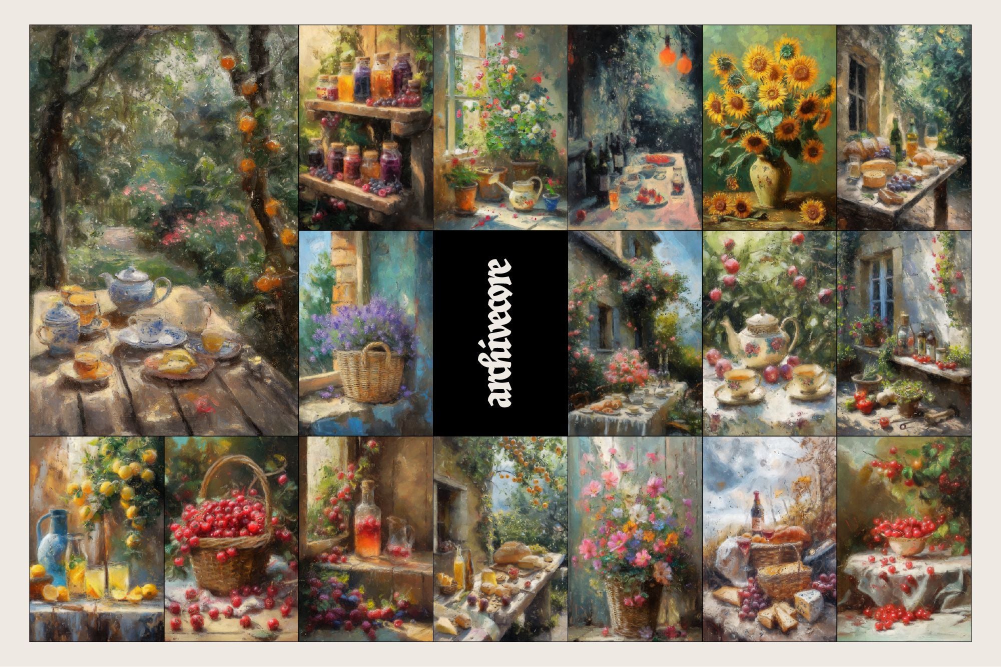 IMPRESSIONIST Still Life Backgrounds