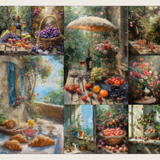 IMPRESSIONIST Still Life Backgrounds