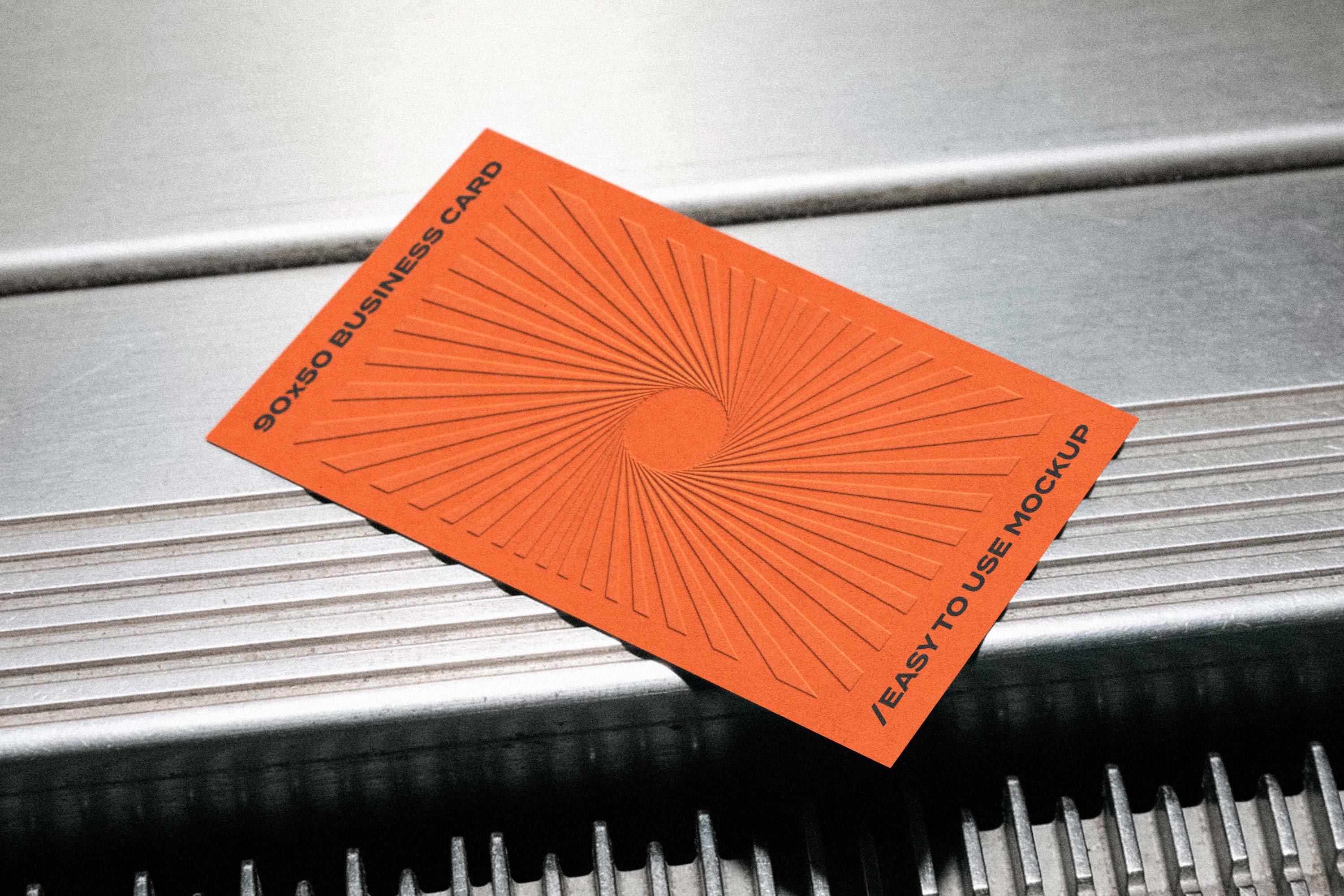 Industrial 90x50 Business Card Mockup by Pixelbuddha – Studio 2am