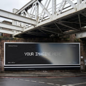 Industrial Bridge Billboard Mockup Scene