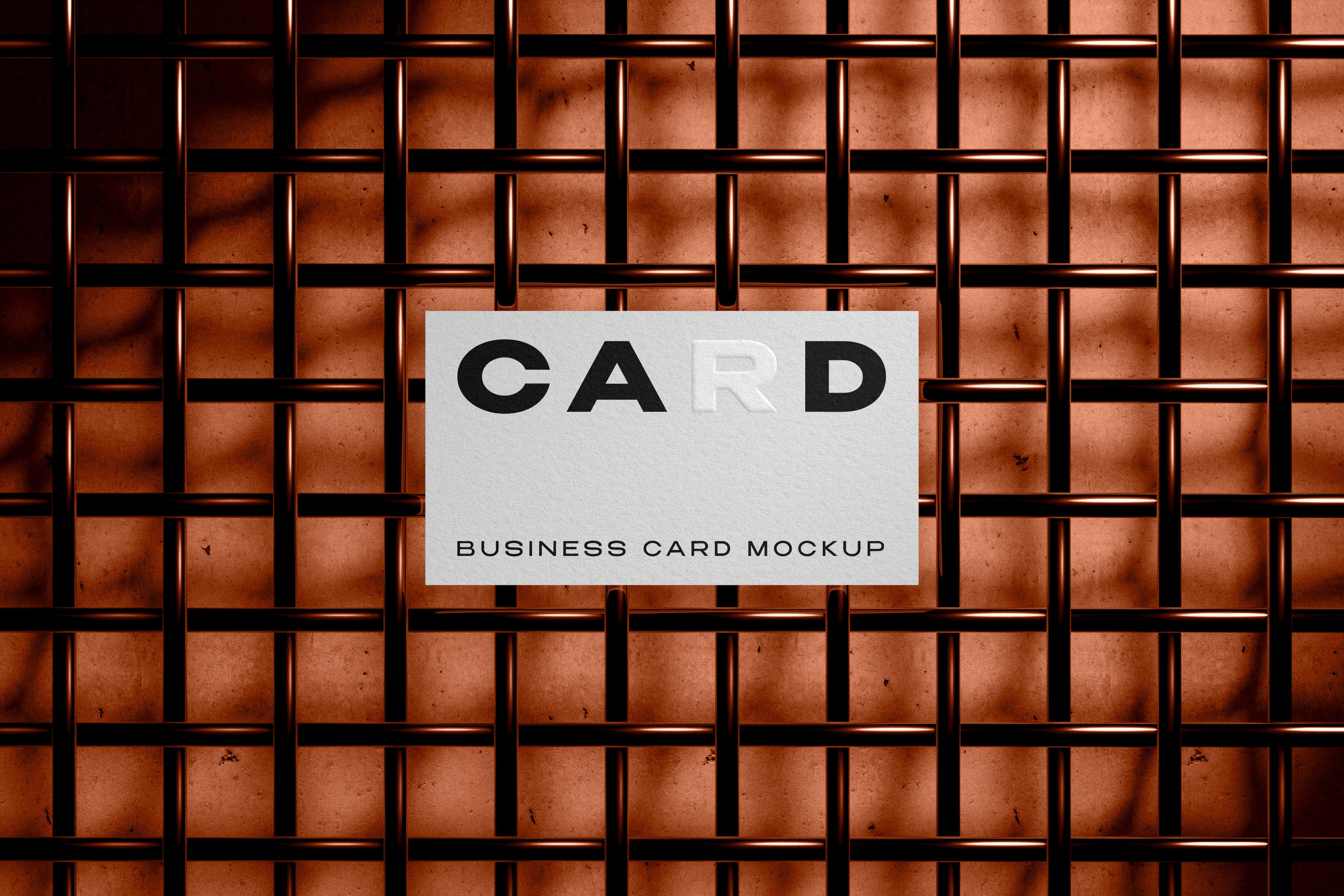 Industrial Business Card Mockup