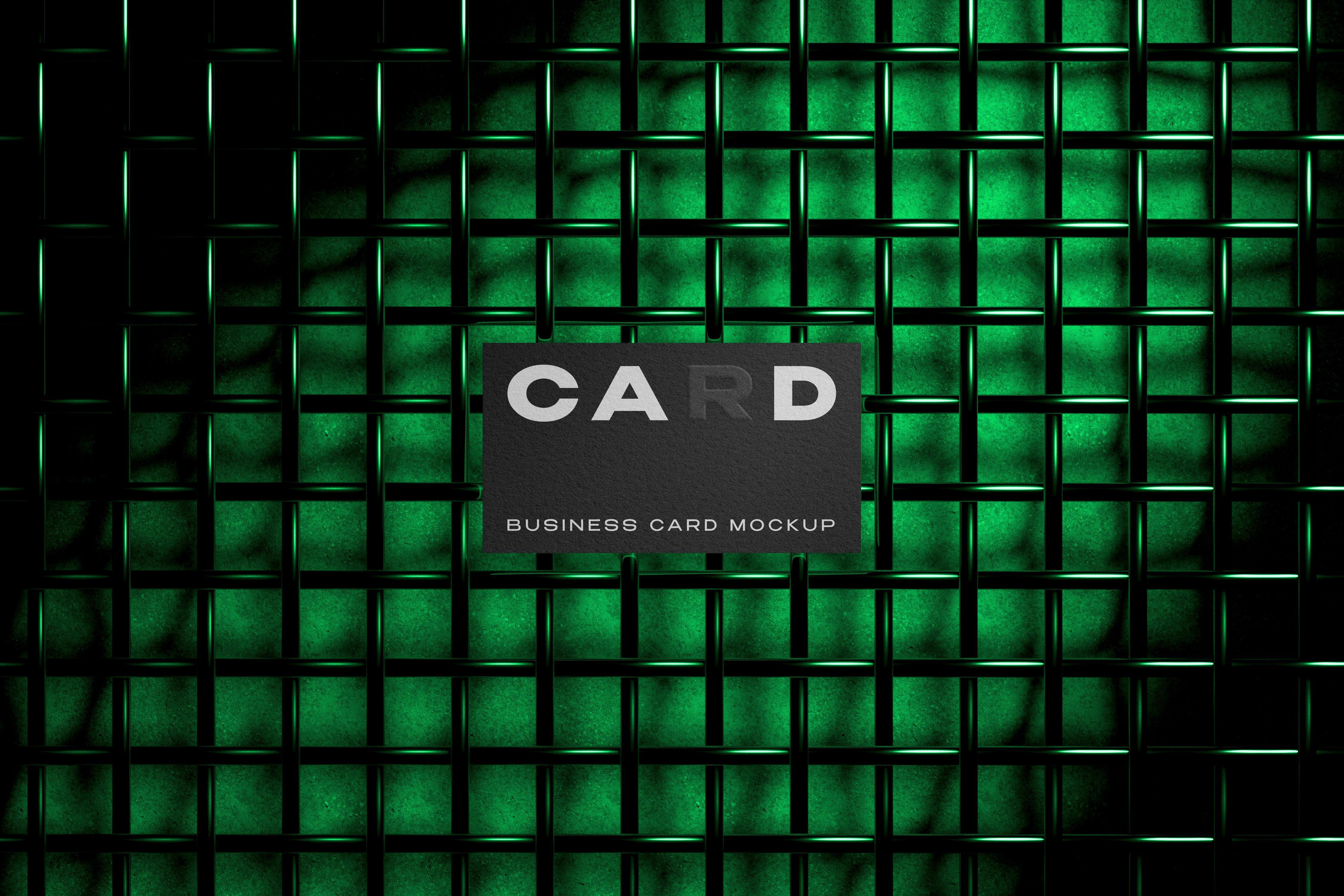 Industrial Business Card Mockup