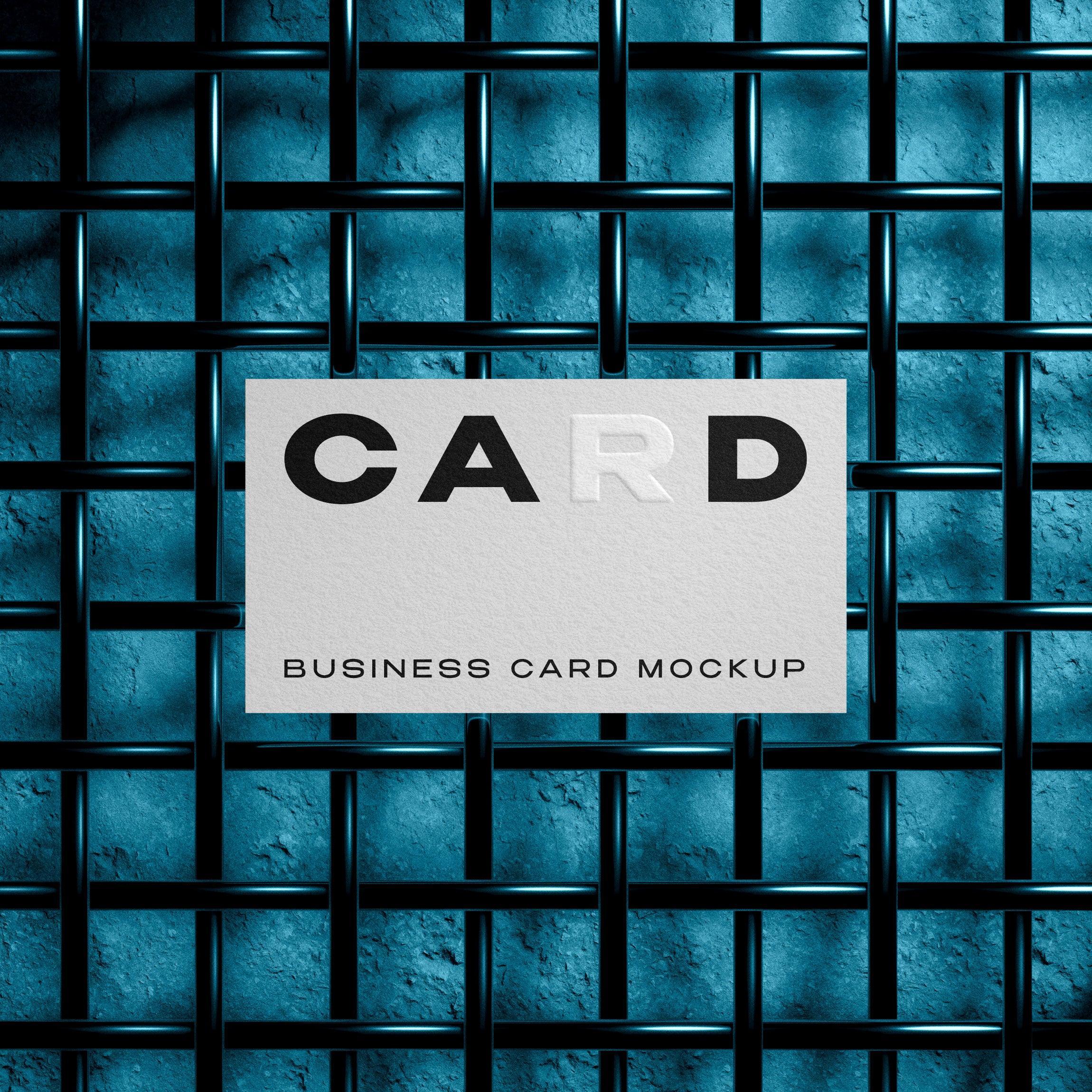 Industrial Business Card Mockup