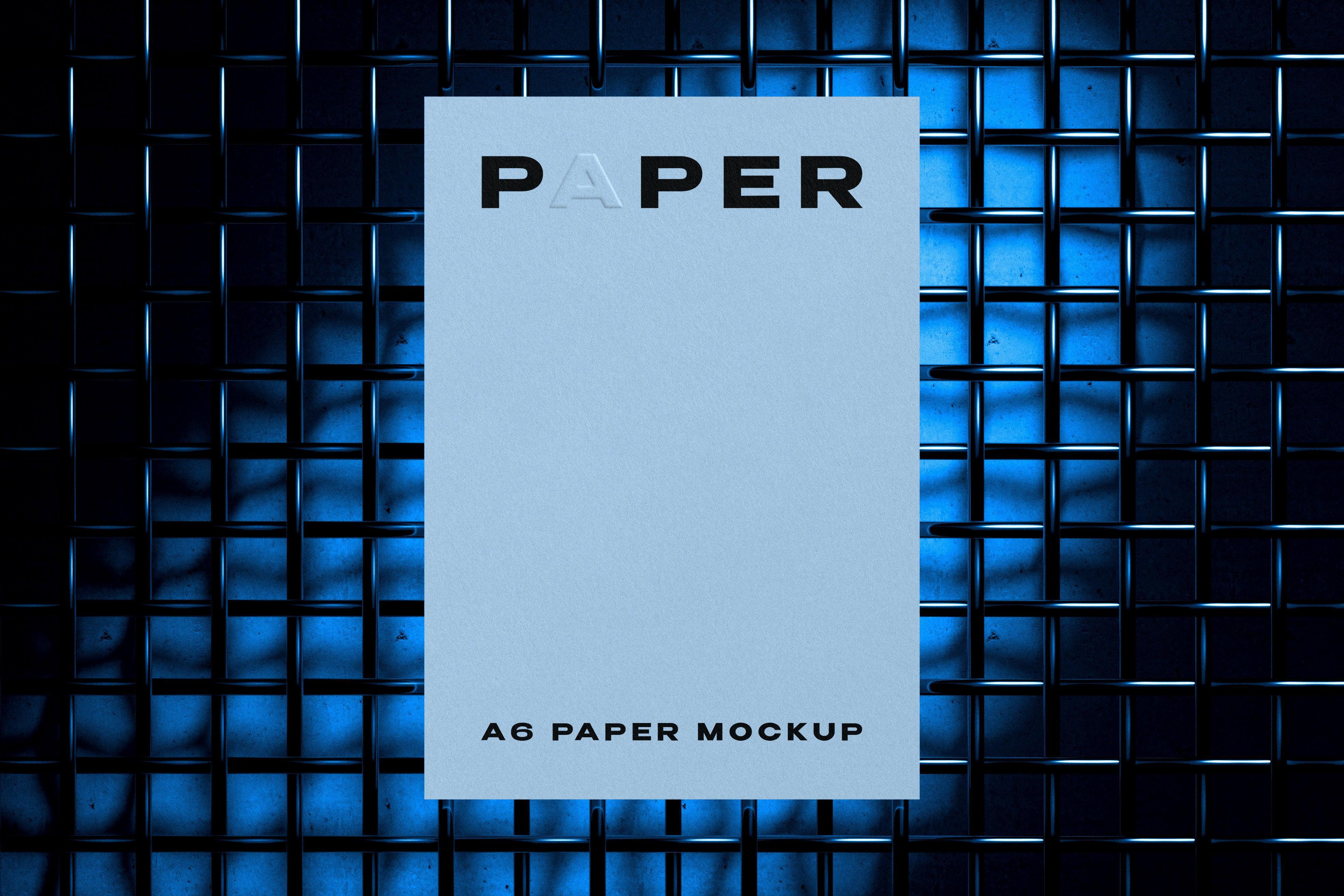 Industrial Paper Card Mockup