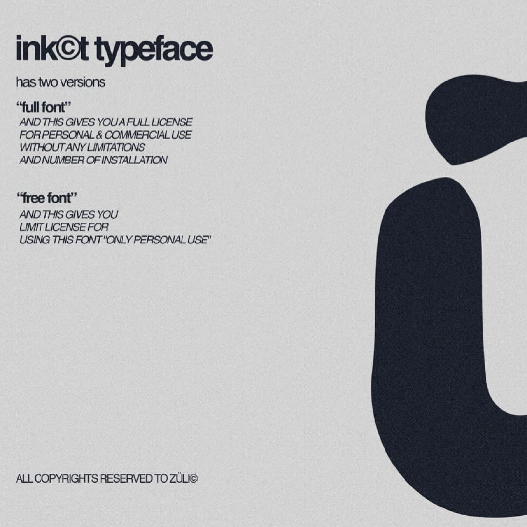 ink©t - Y2k Typeface