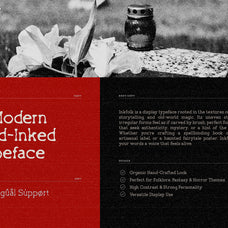 Inkfolk Gothic Horror Serif Font by Vadova Studio, preview 3