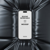 iPhone 18 Pro Max Mockup on Inflated Latex