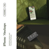iPhone Mockups in Aesthetic Interior
