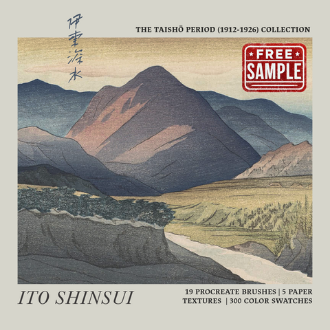 Ito Shinsui Procreate Kit (Free Download)