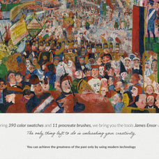 James Ensor Procreate Kit