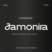 Jamonira Modern Display Sans Serif Font