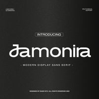 Jamonira Modern Display Sans Serif Font