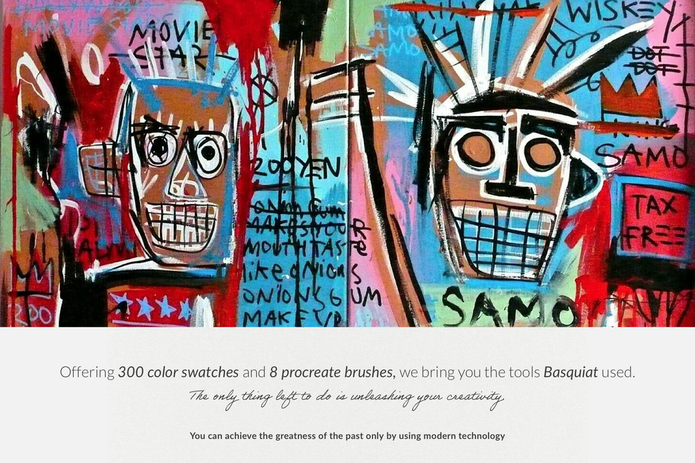 Jean-Michel Basquiat Procreate Kit by Digi Life – Studio 2am