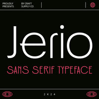 Jerio – Modern Sans Serif