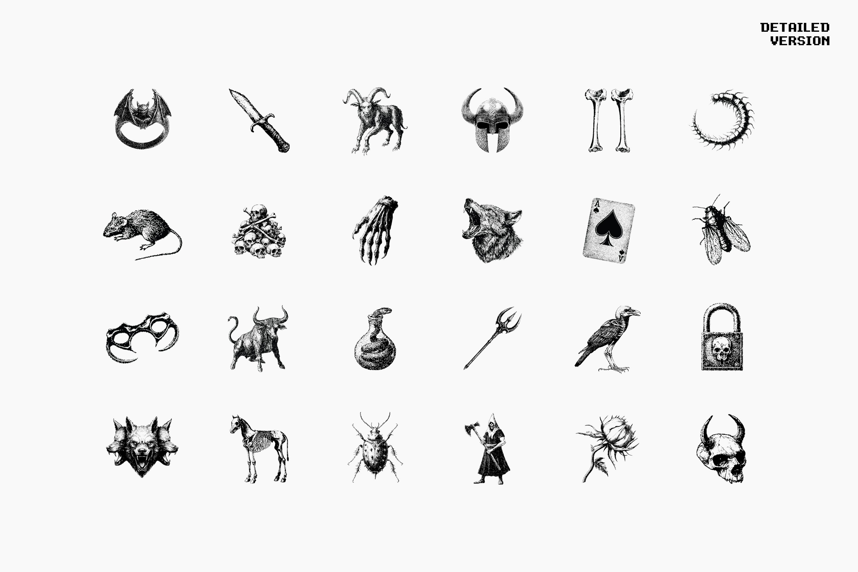 Dark Dithering Graphic Pack Vol.3