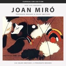 Joan Miro Procreate Kit