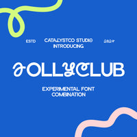 Jolly Club Experimental Combination Font