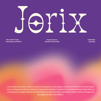 Jorix – Fluid Experimental Font