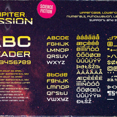 Jupiter Mission: A Science-Fiction Font