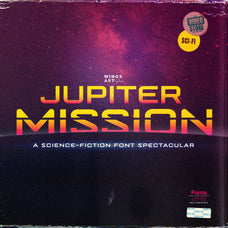 Jupiter Mission: A Science-Fiction Font