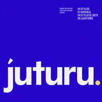 Juturu - Futuristic Neo-Grotesque Sans Serif