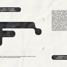 K-100 Font a Pixelated Modular Font