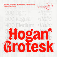 K73 Hogan Grotesk