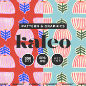 KALEO Abstract Floral Pattern