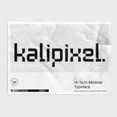 Kalipixel – Futuristic Typeface