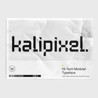 Kalipixel – Futuristic Typeface