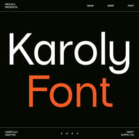 Karoly – Sans Serif Typeface