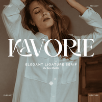 Kavorie - Luxury Ligature Serif Font