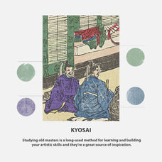 Kawanabe Kyosai Procreate Kit