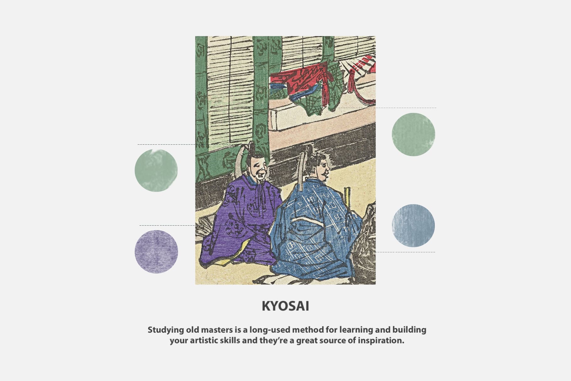 Kawanabe Kyosai Procreate Kit