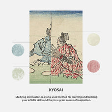 Kawanabe Kyosai Procreate Kit