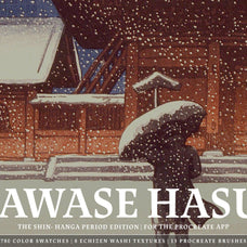 Kawase Hasui Procreate Kit