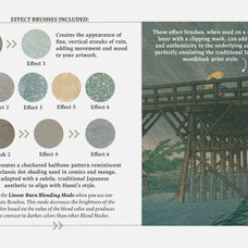 Kawase Hasui Procreate Kit