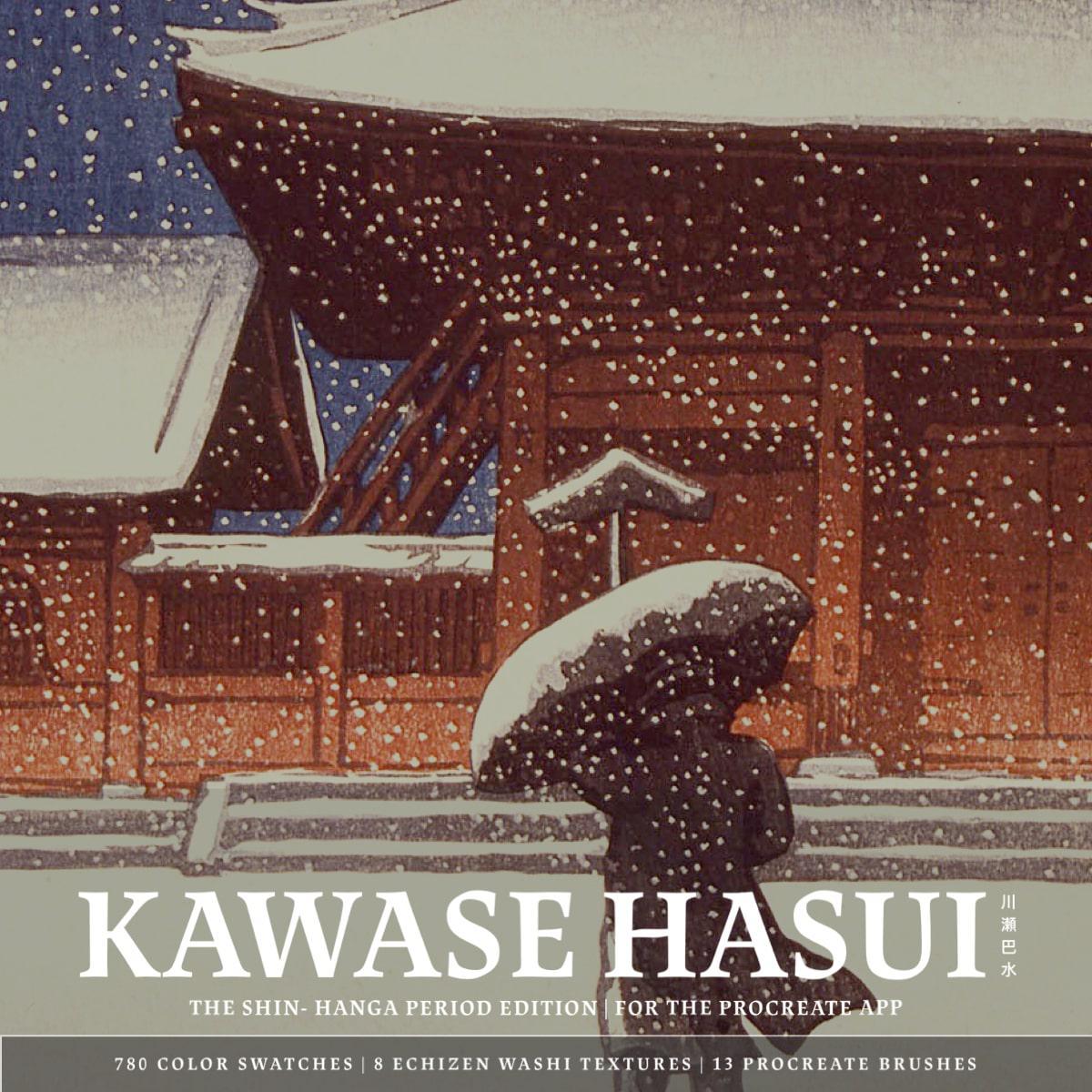 Kawase Hasui Procreate Kit