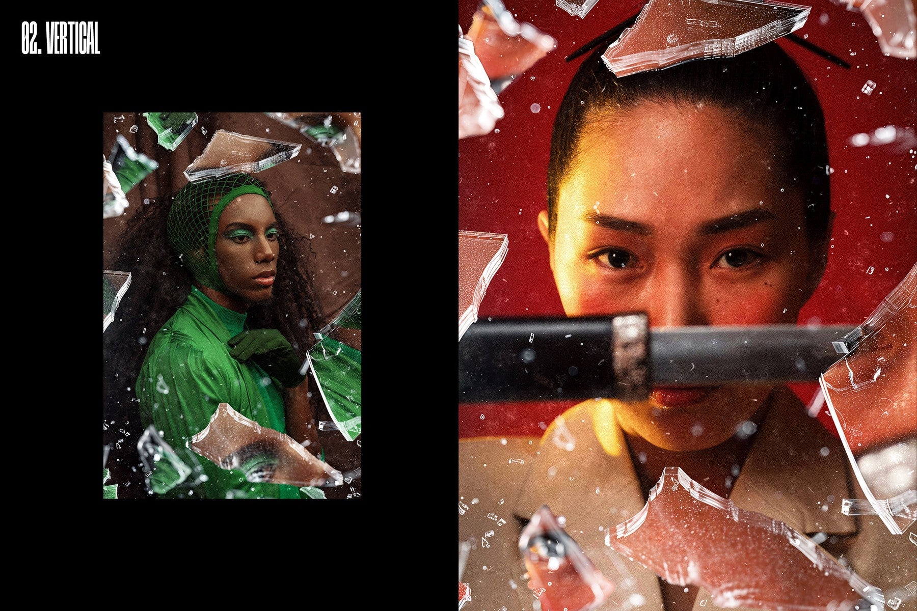 Keen Broken Glass Photo Effects