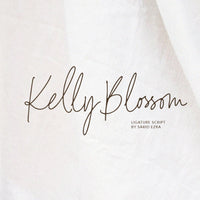 Kelly Blossom - Ligature Script