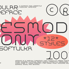 Kesmod Font - 12 styles